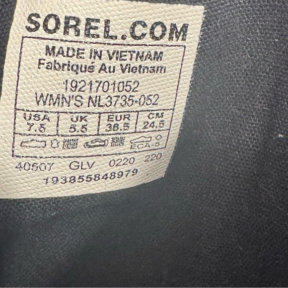 Sorel Harlow Waterproof Chelsea Zip Up Ankle
Boots Size 7.5 - Picture 6 of 10